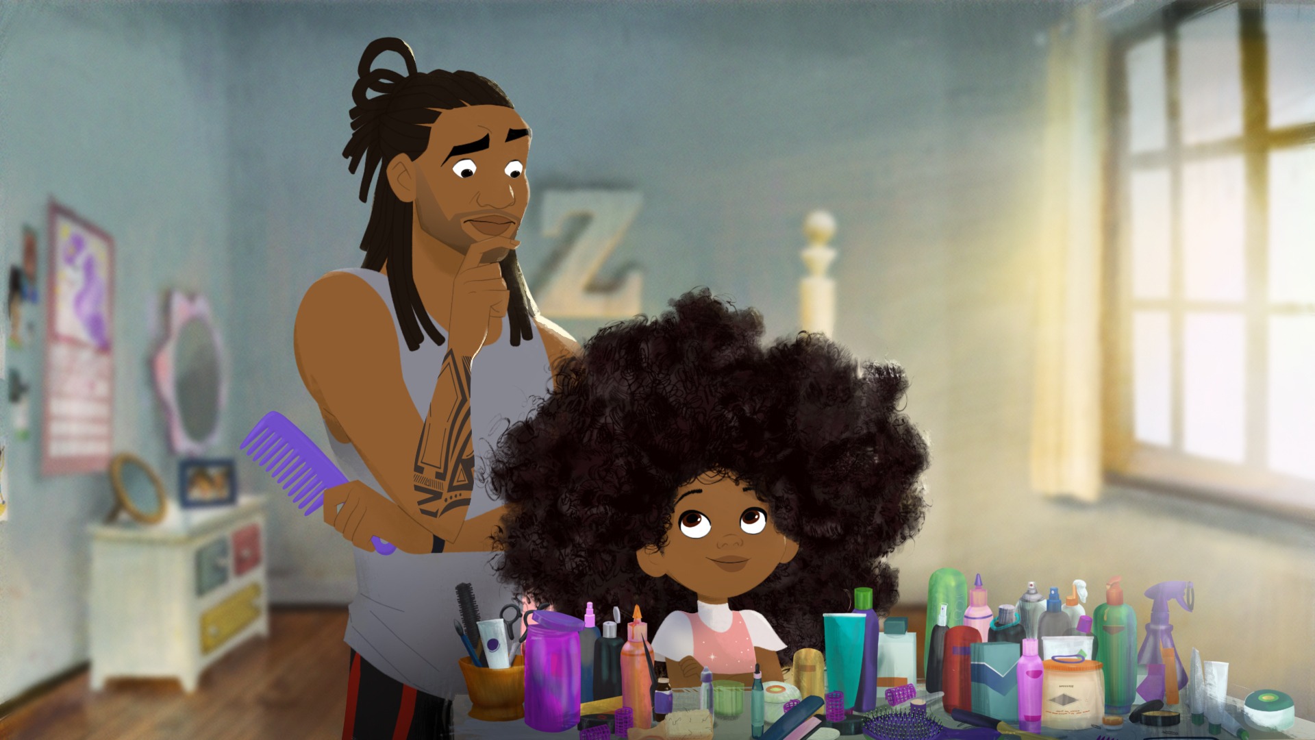 Hair Love' Uses Animation To Bring A Story Of Natural Hair In Black  Families To Life - Northwest Public Broadcasting