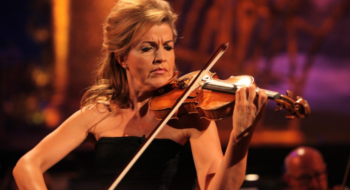 German artist Anne-Sophie Mutter performs at The Classic BRIT Awards at The Royal Albert Hall, London, Thursday, May 12, 2011.