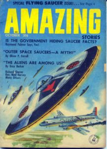 UFO, flying saucer, amazing stories