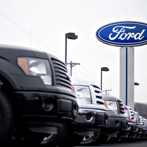 Ford Motor Co., BMW, Honda and Volkswagen received letters from the Justice Department about a deal they entered with California earlier this year for reducing vehicle emissions. Bloomberg/Bloomberg via Getty Images