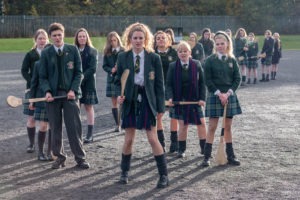 Derry Girls follows five teenagers in a Catholic school in Northern Ireland during the 1990s. "This show, it's very Derry, in all the right ways," says Derry Girls fan Gilly Campbell. "It's put Northern Ireland on the map for all the right reasons." CREDIT: Netflix
