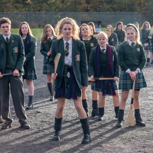 Derry Girls follows five teenagers in a Catholic school in Northern Ireland during the 1990s. "This show, it's very Derry, in all the right ways," says Derry Girls fan Gilly Campbell. "It's put Northern Ireland on the map for all the right reasons." CREDIT: Netflix