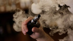 The New York State Department of Health said Thursday that it is looking at vitamin E acetate as a potential cause of severe pulmonary illness cases in the state that have been associated with vaping. CREDIT: Daniel Becerril/Reuters