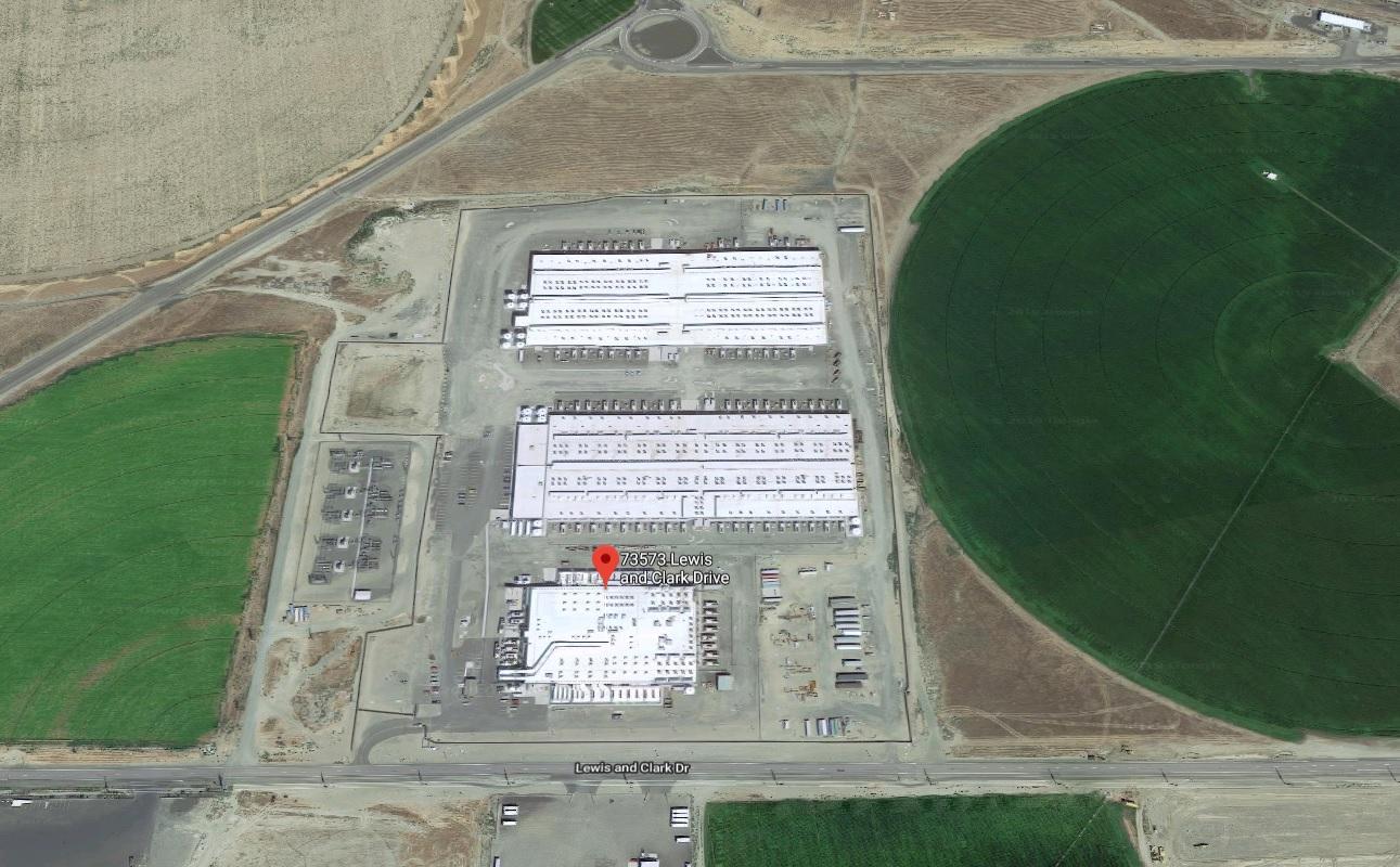 This Amazon data center site outside Boardman is one of seven operating or planned complexes in northeastern Oregon.