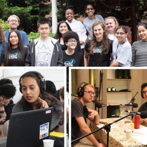 Teens can learn audio journalism and storytelling skills at the Nov. 16-17. 2019 RadioActive workshop, a collaboration with KUOW-Seattle and NWPB. CREDIT: KUOW