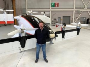 Vahana Project head of flight test Matt Deal. CREDIT: TOM BANSE/N3