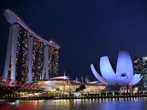 Singapore, which is the setting for the hit movie Crazy Rich Asians, has enacted a law against false information that critics say will stifle public discussion and hamstring journalists. Roslan Rahman/AFP/Getty Images