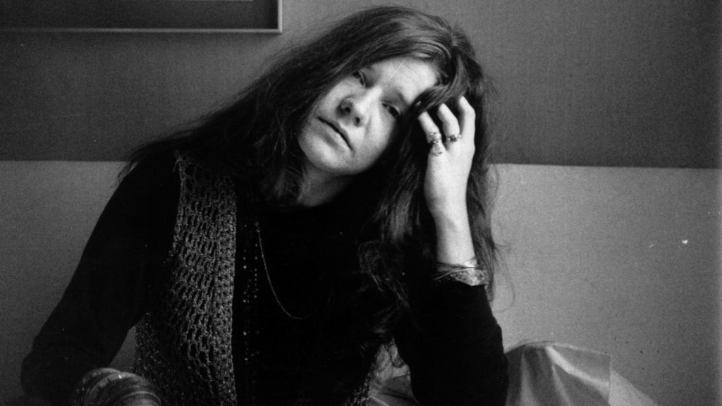 Biographer Holly George-Warren describes rock star Janis Joplin (shown here in 1969) as an introspective person who didn't always like her own thoughts. Evening Standard/Getty Images