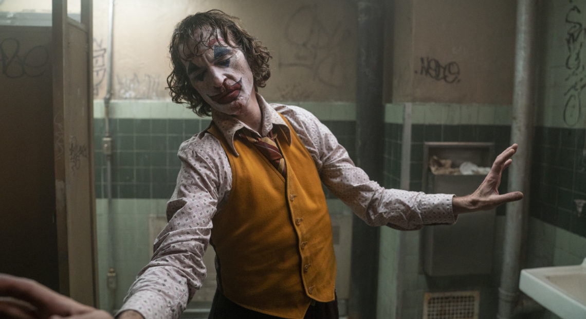 Joaquin Phoenix as Arthur Fleck in Warner Bros. Pictures, Village Roadshow Pictures and BRON Creative's Joker. Niko Tavernise/Courtesy of Warner Bros. Pictures