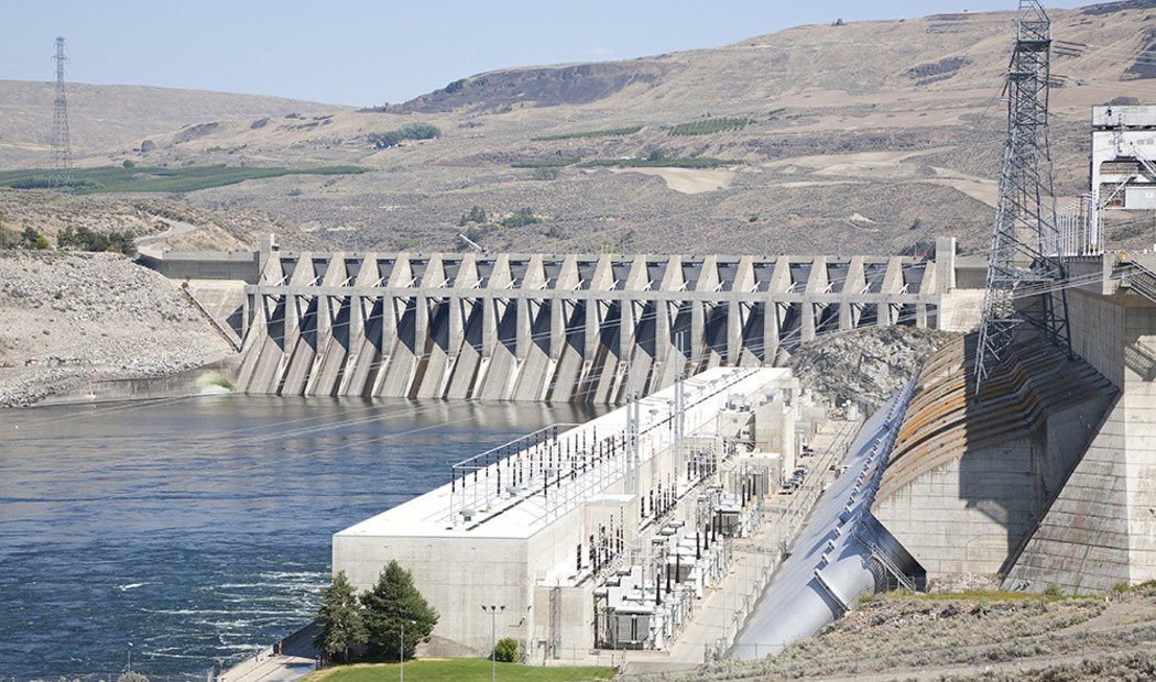 Chief Joseph Dam is on the Columbia River in eastern Washington at Bridgeport. CREDIT: U.S. Army Corps of Engineers