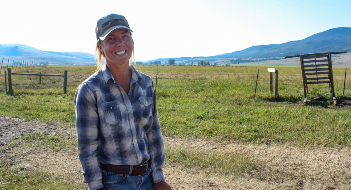 Kate Clyatt, 28, works seasonally as a ranch hand in southwest Montana, and relies on the state's Medicaid program for health coverage. "Ranching is just not a job with a lot of money in it," Clyatt says. "I don't know at what point I'm going to be able to get off of Medicaid." CREDIT: Corin Cates-Carney/Montana Public Radio