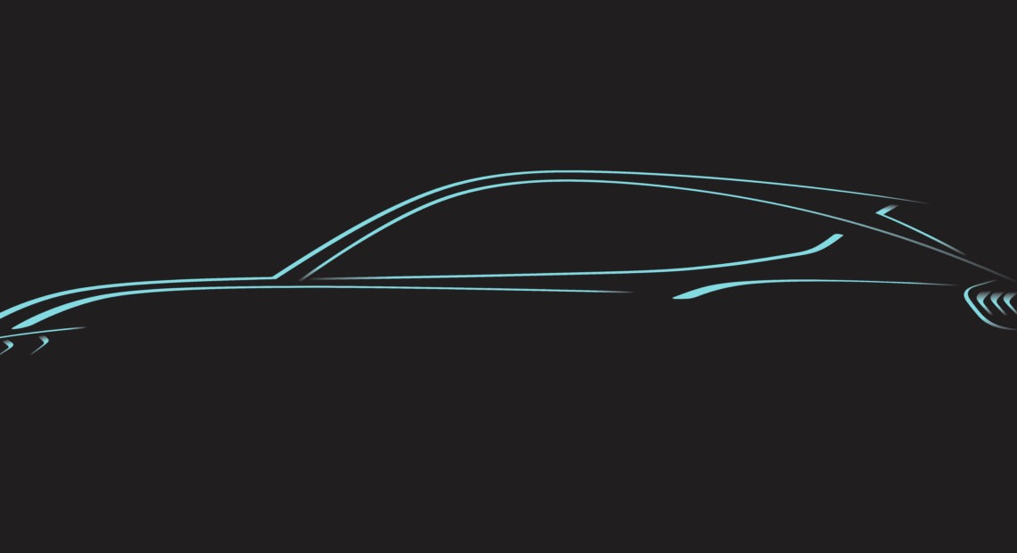 Ford's Mustang Mach-E will be unveiled Sunday, Nov. 17. It's part of the Detroit-based company's $11 billion investment in electric cars. CREDIT: Ford