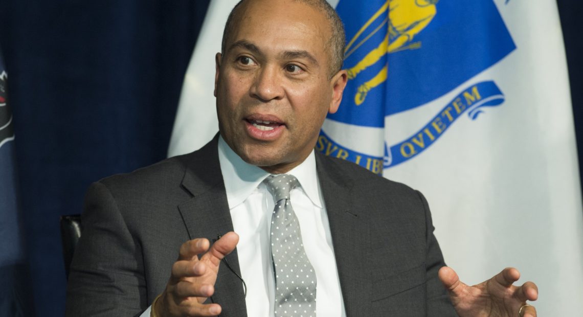 Former Massachusetts Gov. Deval Patrick has announced that he is entering the 2020 Democratic presidential primary race, just ahead of the Friday deadline to file for the New Hampshire primary. CREDIT: Saul Loeb/AFP via Getty Images