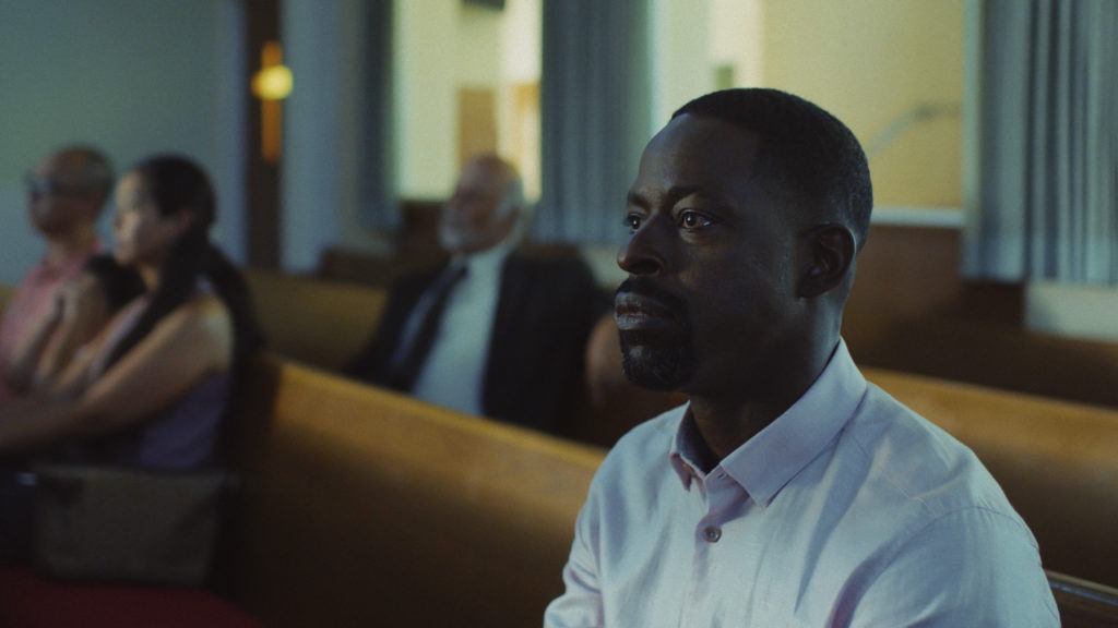 Sterling K. Brown plays the patriarch of a family in crisis in Waves. Courtesy of A24