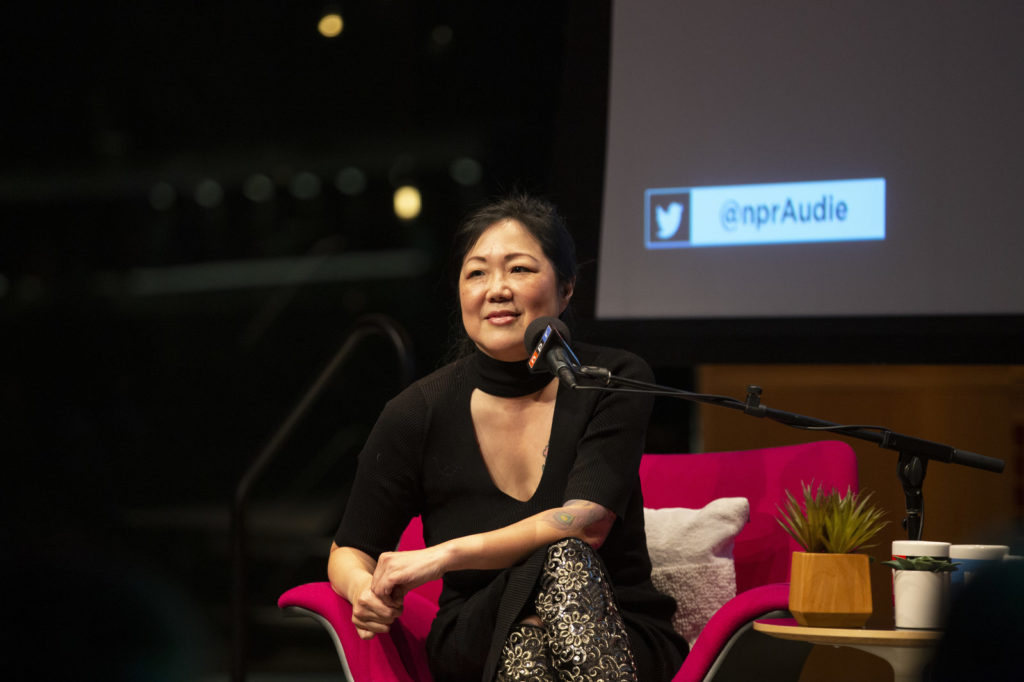 Margaret Cho speaks to Audie Cornish in NPR's Studio 1 in Washington, D.C. Eslah Attar for NPR