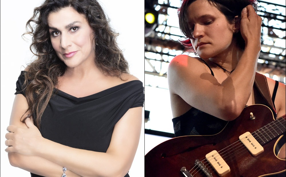 Cecilia Bartoli (left) and Adrianne Lenker of the band Big Thief (right)