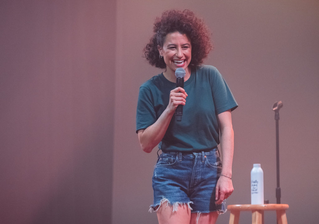 Comedian and actor Ilana Glazer strikes out solo in her new hour-long special, The Planet Is Burning, set to release on Amazon Prime Video in January. CREDIT: Emily V. Aragones/Amazon Studios, Prime Video
