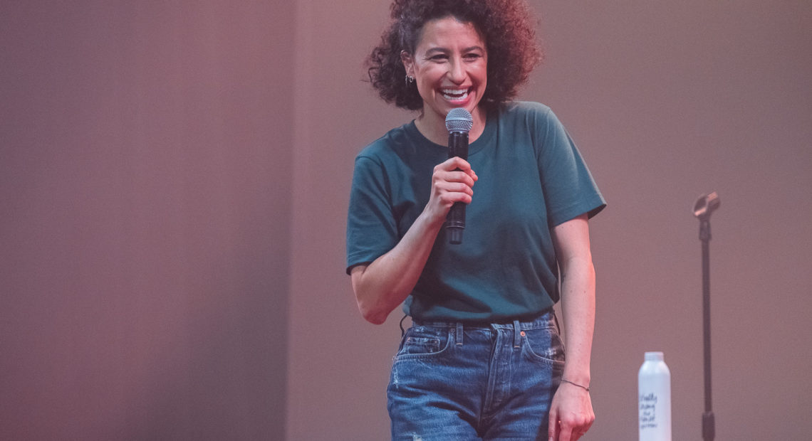 Comedian and actor Ilana Glazer strikes out solo in her new hour-long special, The Planet Is Burning, set to release on Amazon Prime Video in January. CREDIT: Emily V. Aragones/Amazon Studios, Prime Video