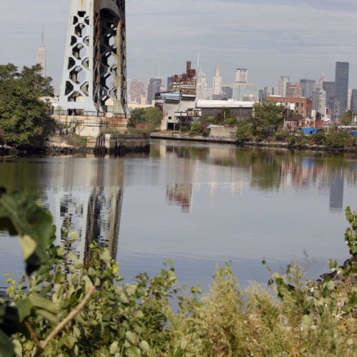 The Newtown Creek is seen in the Queens Borough of New York. Newtown Creek is a waterway approximately 3.5 miles long between the boroughs of Brooklyn and Queens. The Superfund designation will allow the Environmental Protection Agency to go after the polluters of the waterway forcing them to pay an estimated $500 million for the cleanup. CREDIT: Shannon Stapleton/Reuters