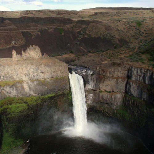Palouse Falls State Park is home to Washington's official state waterfall -- and large crowds in the spring runoff season.