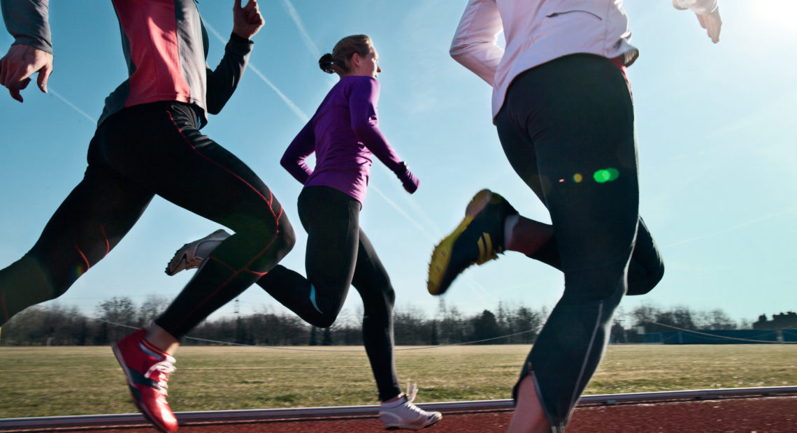 file photo - people running on track