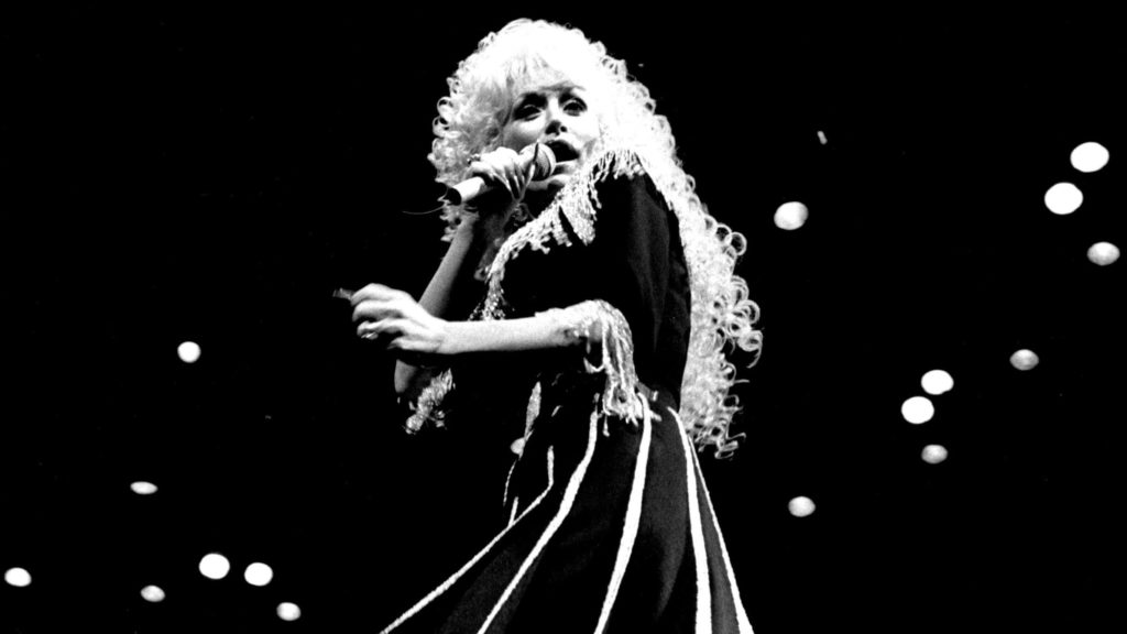 Dolly Parton on stage
