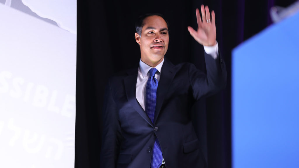 Former Housing Secretary Julián Castro is the latest Democrat to drop out of the presidential race. CREDIT: Chip Somodevilla/Getty Images