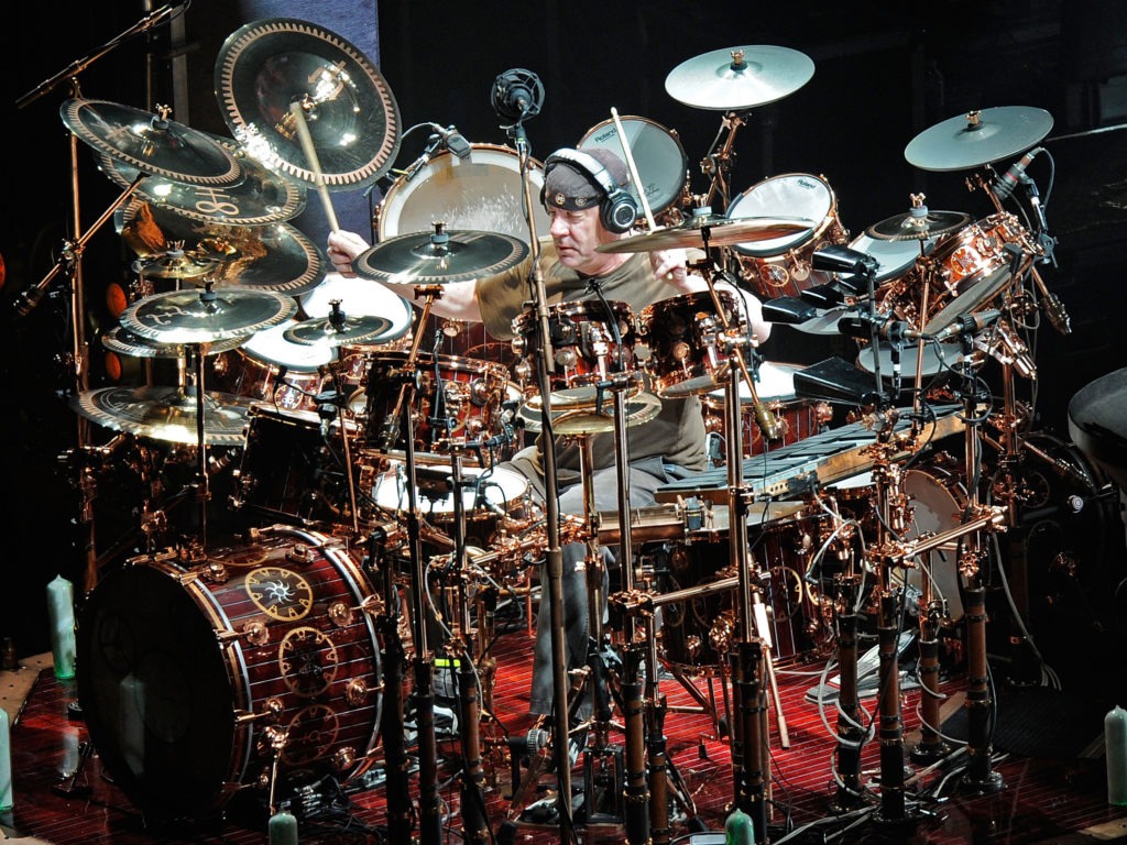 Neil Peart, photographed in his natural habitat on April 3, 2011 in Nashville. CREDIT: Frederick Breedon IV/WireImage