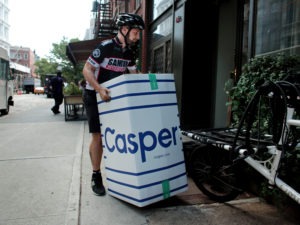 Customer returning Casper mattress.