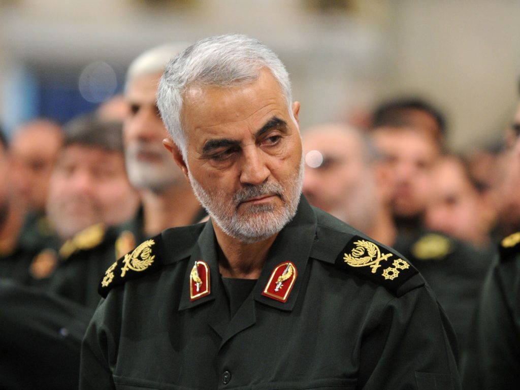 Iranian Quds Force commander Gen. Qassim Soleimani, seen in September, was reported killed Friday in a strike on the international airport in Baghdad, Iraq. Anadolu Agency/Getty Images