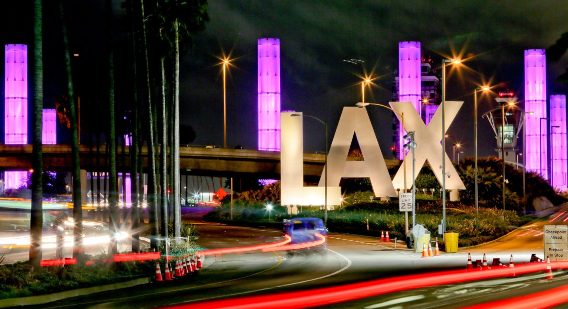 LAX airport.