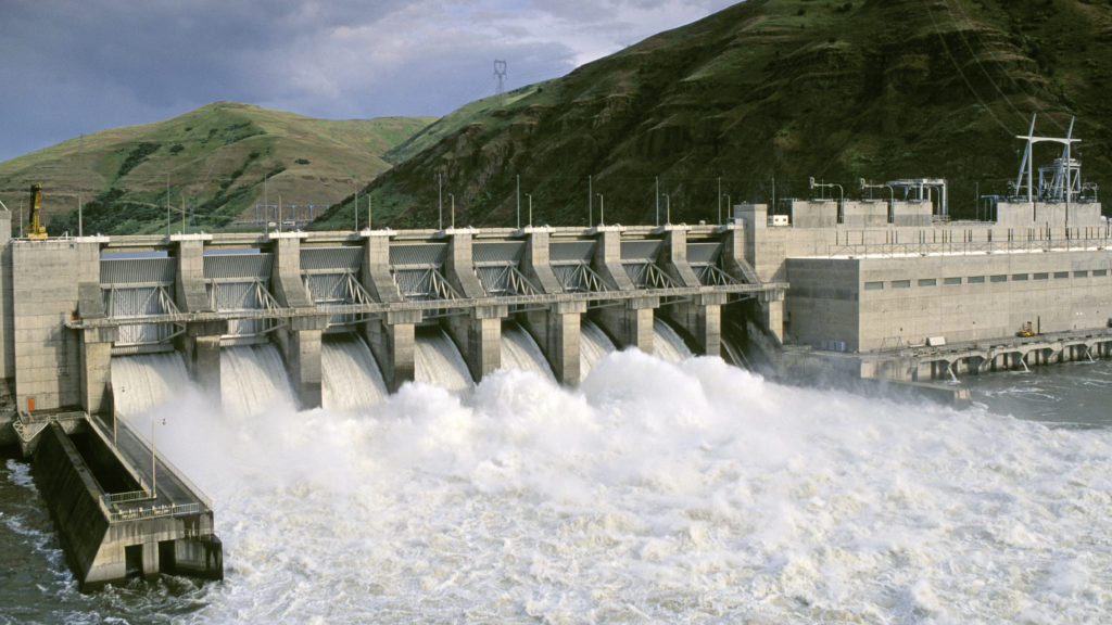 To aid salmon recovery, some people have proposed the Lower Granite Dam & hydroelectric plant on the Snake River be removed. Greg Vaughn/VW Pics/Universal Images Group via Getty Images