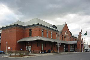 File photo. The Spokane Intermodal Center, owned by the city, houses a Greyhound bus station where comic Mohanad Elshieky says he was detained by Border Patrol agents in 2019. CREDIT: HIKKI NAGASAKI / PUBLIC DOMAIN