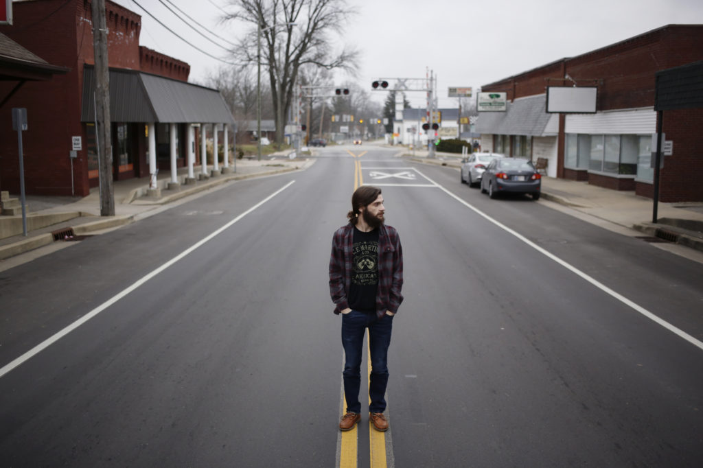 Ethan Howard was among 235 people in the southern Indiana community of Austin, Ind., to be infected with HIV in an outbreak that hit in 2015. It was fueled by injection drug use. CREDIT: Luke Sharrett/Kaiser Health News