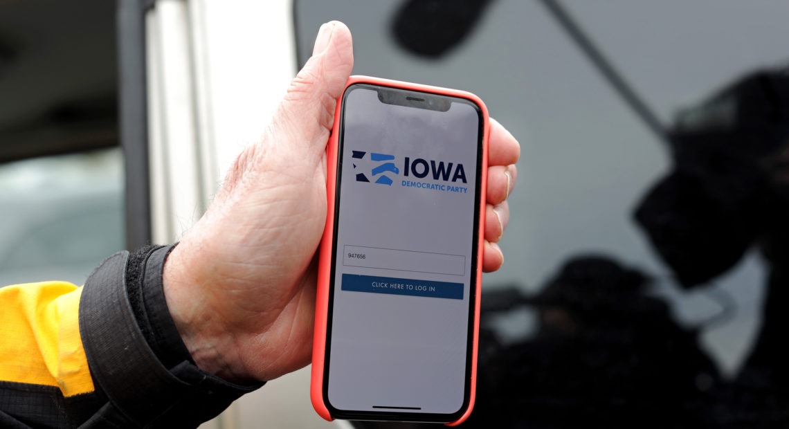 Iowa smart phone votingapp