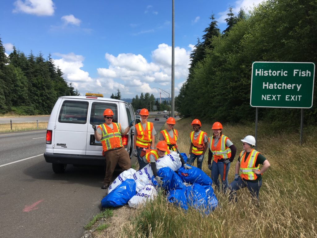 Washington high school students won't get the chance to get job skills in outdoor litter crews this summer. But the Dept. of Ecology will hire adults for the crews. CREDIT: Washington DOE