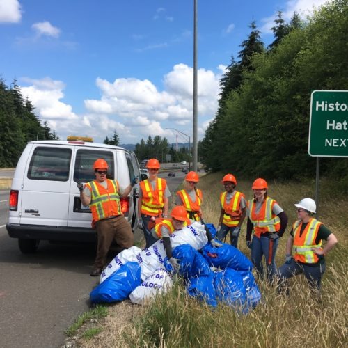 Washington high school students won't get the chance to get job skills in outdoor litter crews this summer. But the Dept. of Ecology will hire adults for the crews. CREDIT: Washington DOE