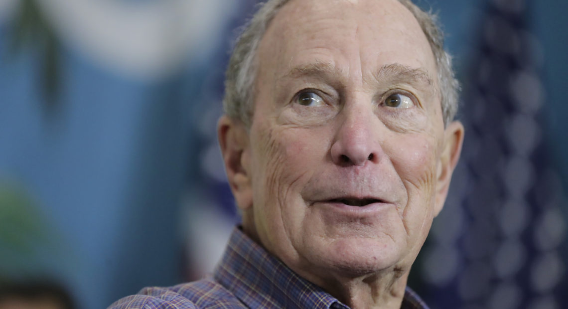 Former New York Mayor Mike Bloomberg will not be creating a super PAC. Instead, he's transferring $18 million to the Democratic Party and will likely spend more during the campaign. Brynn Anderson/AP
