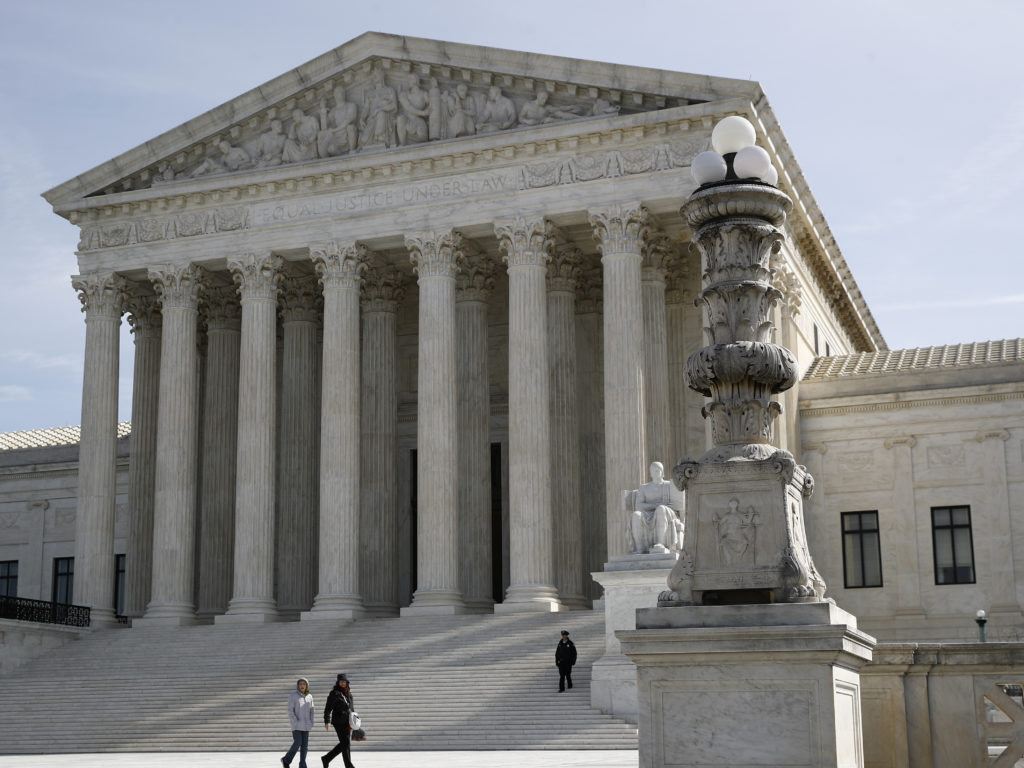 The U.S. Supreme Court in Washington. CREDIT: Patrick Semansky/AP