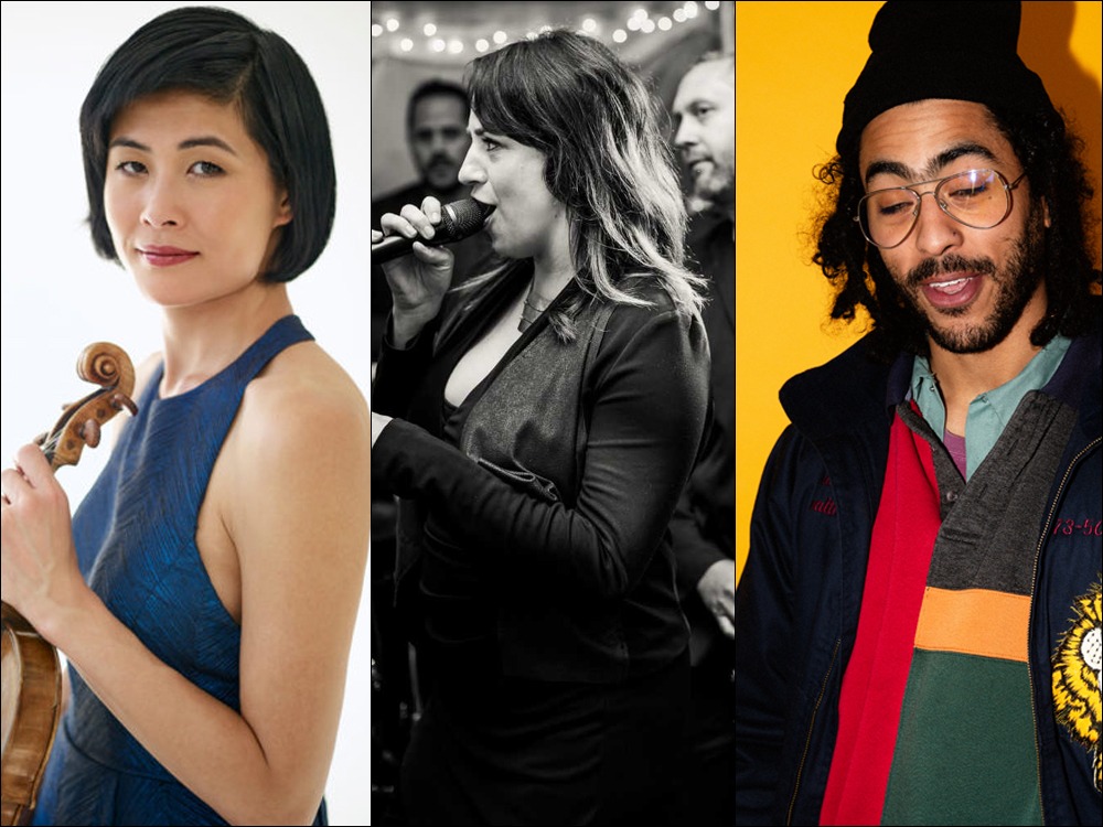 Left to right: Jennifer Koh, Molly Kirk Palier and Rory Ferreira Juergen Frank, Liz Rhode/Courtesy of the artists