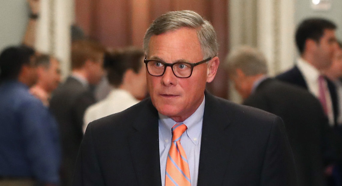 Sen. Richard Burr, R-N.C., pictured here in 2019, warned a small group of constituents on Feb. 27 about the impact of the coronavirus on the U.S., according to a secret recording obtained by NPR. Mark Wilson/Getty Images