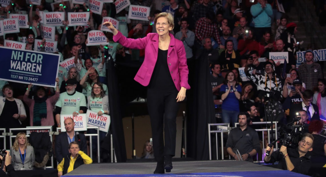On the presidential campaign trail, Sen. Elizabeth Warren became known as the "woman with the plan." CREDIT: Scott Olson/Getty Images