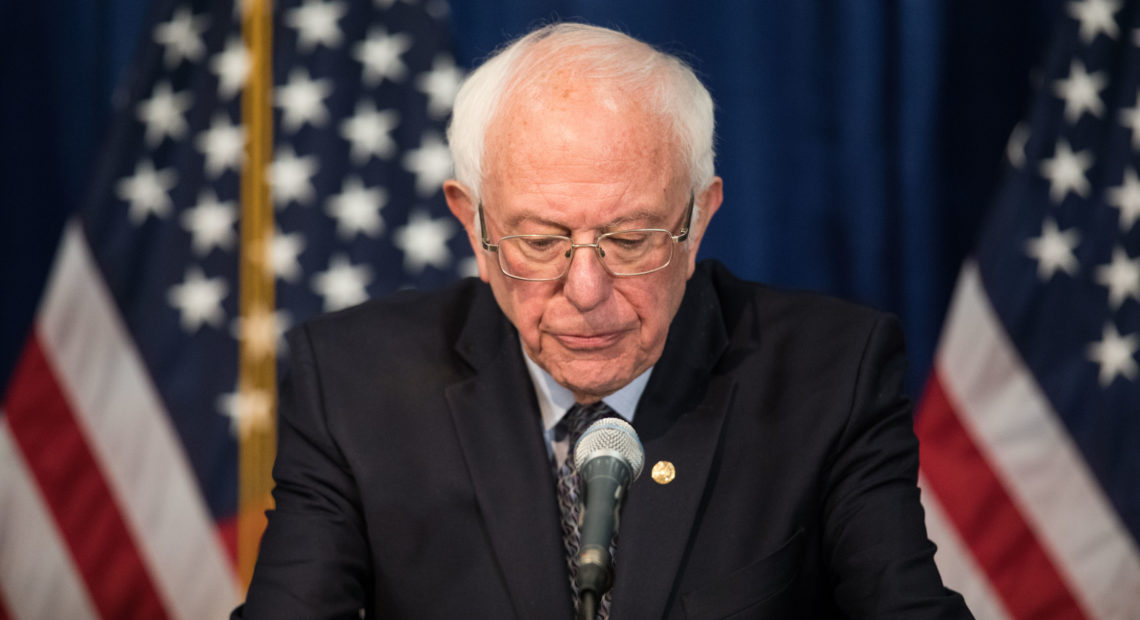 Democratic presidential candidate Sen. Bernie Sanders will "assess" his campaign in the coming days and weeks, according to his campaign manager. He suffered another string of big defeats in primaries on Tuesday. CREDIT: Scott Eisen/Getty Images