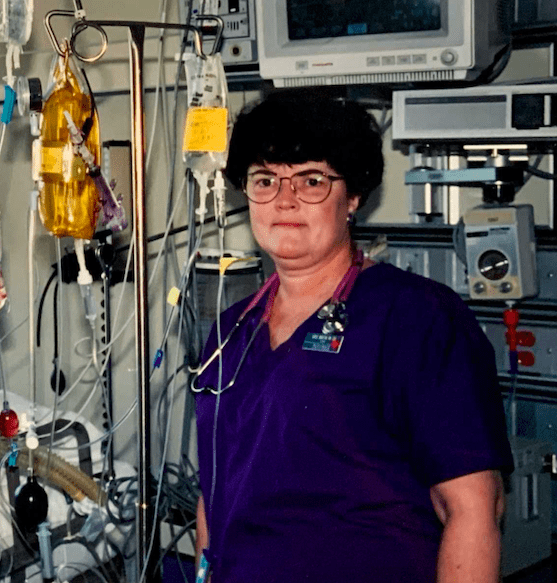 Carolann Gann during her career as a nurse in the Seattle area. Courtesy of Michelle Bennett
