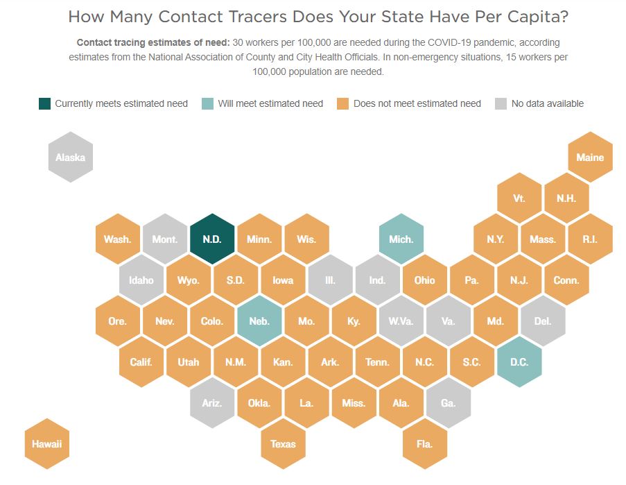 Source: NPR survey of state public health departments, NPR and member station reporting, local media reports, and National Association of County and City Health Officials. CREDIT: Stephanie Adeline/NPR