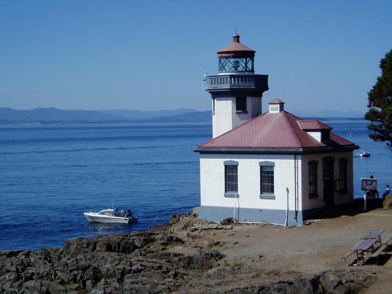 Lime Kiln Point State Park on San Juan Island CREDIT: Tom Banse/N3