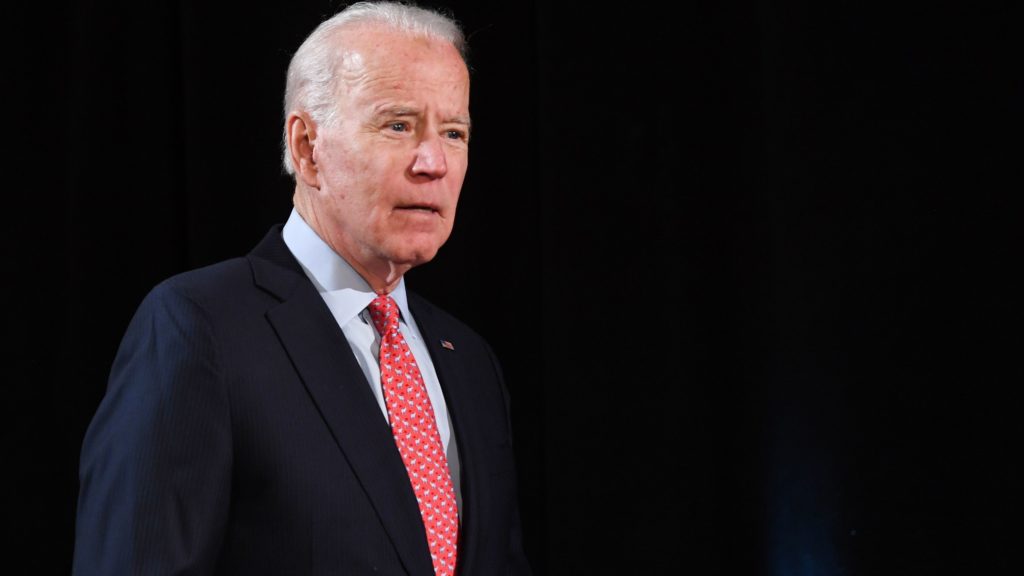 Former Vice President Joe Biden, the presumptive Democratic presidential nominee, faces an allegation of sexual assault in 1993. SAUL LOEB/AFP via Getty Images