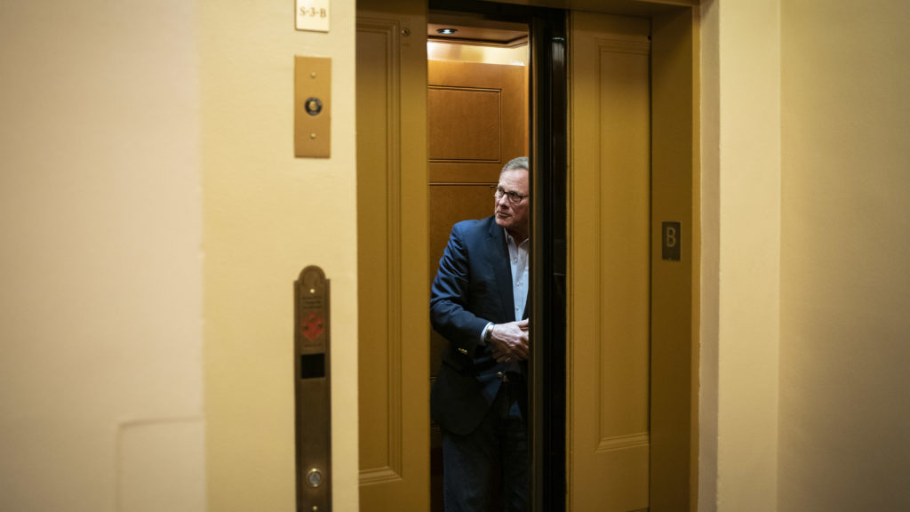 Sen. Richard Burr "has relatively lousy performance over the broad period," according to a Dartmouth professor who reviewed his trading history. Al Drago/Bloomberg via Getty Images