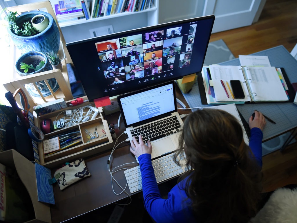 Millions of people are using Zoom to communicate, but the company is facing mounting scrutiny over whether it is adequately protecting users. Olivier Douliery/AFP via Getty Images