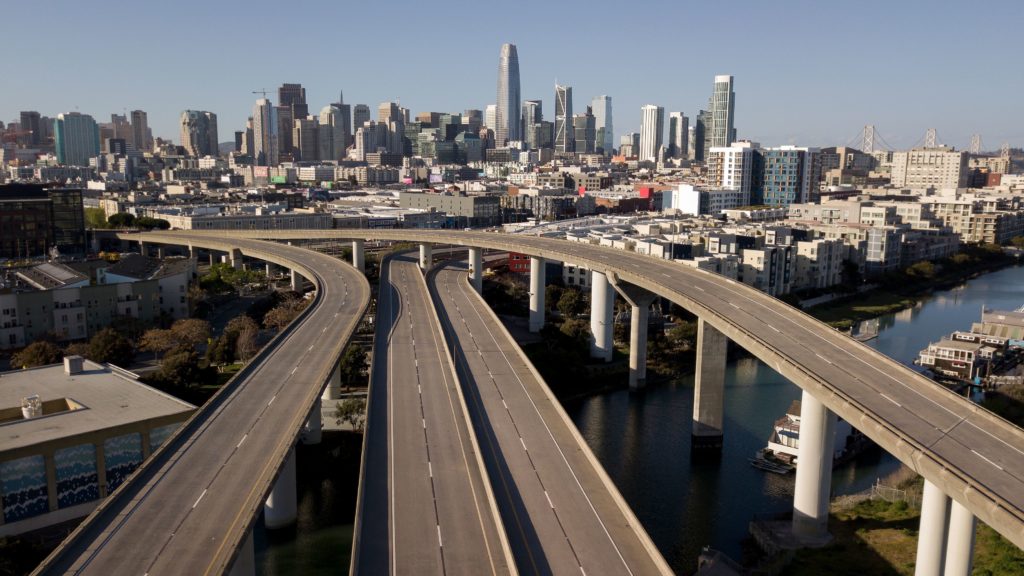 The pandemic is keeping cars parked, which means fewer crashes — and big savings for auto insurers. Allstate and American Family Insurance have decided to return that extra cash to customers. CREDIT: Josh Edelson/AFP via Getty Images